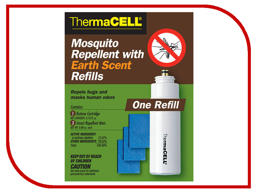 фото Средство защиты от комаров ThermaCELL (1 газовый картридж + 3 пластины) MRE00-12