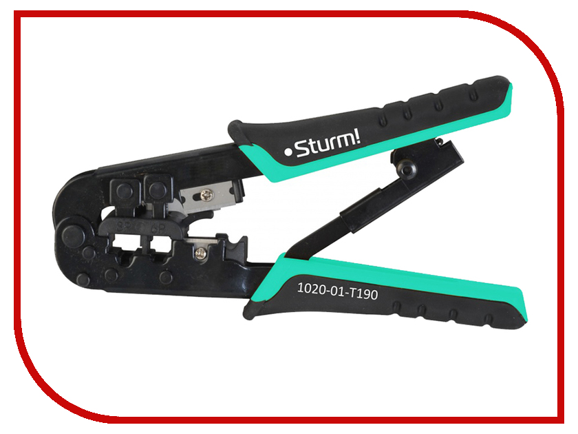 

Клещи для обжима Sturm! 1020-01-T190, 1020-01-T190