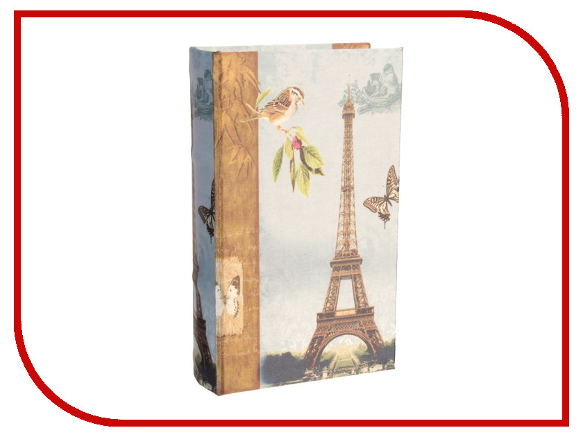 

Сейф книга СИМА-ЛЕНД Париж, золотой дождь 21x13x5cm 2682213, Париж, золотой дождь