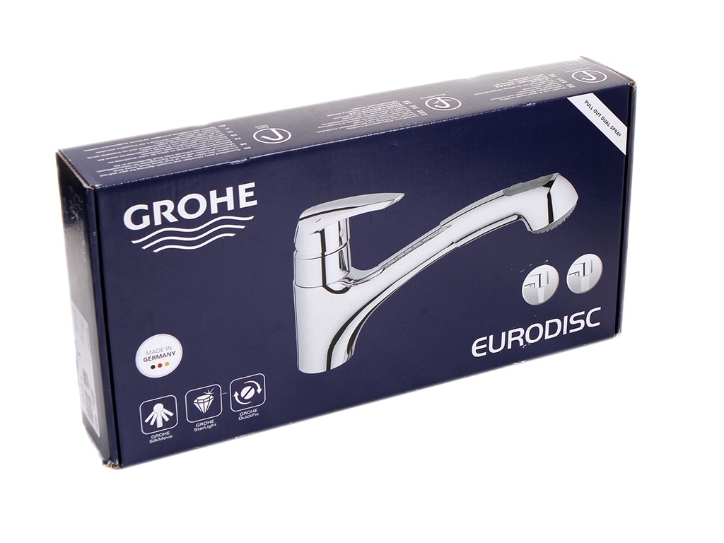 

Смеситель Grohe Eurodisc 32257001, 32257001