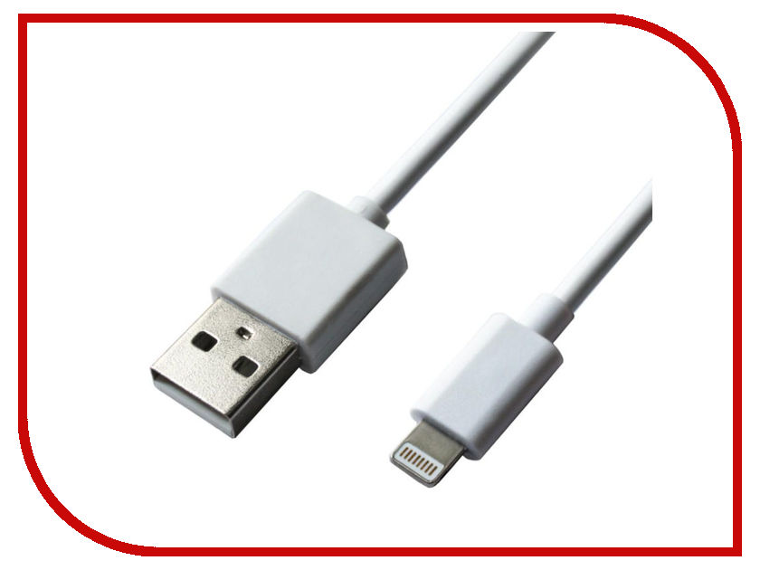 фото Аксессуар Red Line Spiral USB - Lightning White УТ000015708