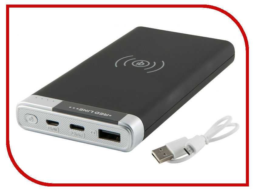 

Аккумулятор Red Line WS-T20 6000mAh Black с беспроводной зарядкой УТ000015558, WS-T20
