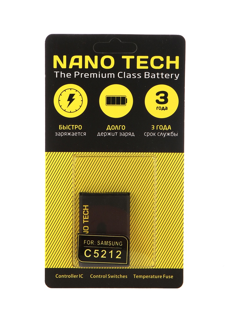 

Аккумулятор Nano Tech (схожий с AB553446BUC) 1000mAh для Samsung Galaxy GT-C5212 DuoS, AB553446BUC