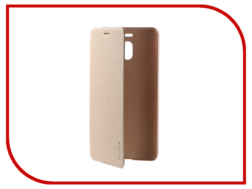 фото Аксессуар Чехол для Meizu M6 Note Nillkin Sparkle Leather Case Gold