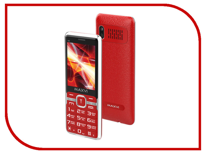 

Сотовый телефон Maxvi M5 Red, M5