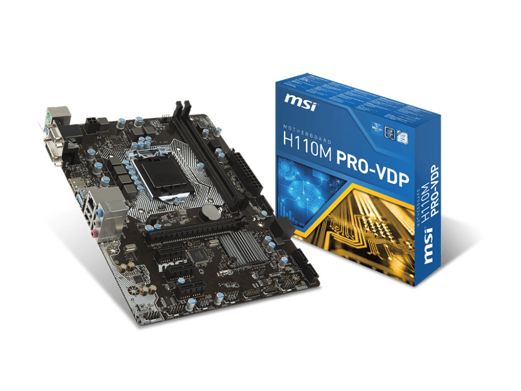 

Материнская плата MSI H110M PRO-VDP, H110M PRO-VDP