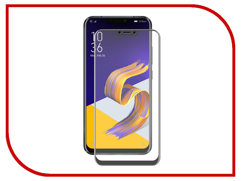 

Аксессуар Закаленное стекло DF для Asus Zenfone 5 ZE620KL Full Screen aColor-16 Black, aColor-16