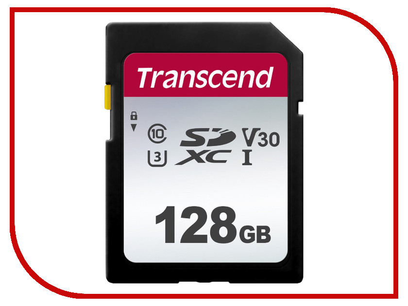 фото Карта памяти 128Gb - Transcend SDC300S SDXC Class10 UHS-I U3/V30 TS128GSDC300S