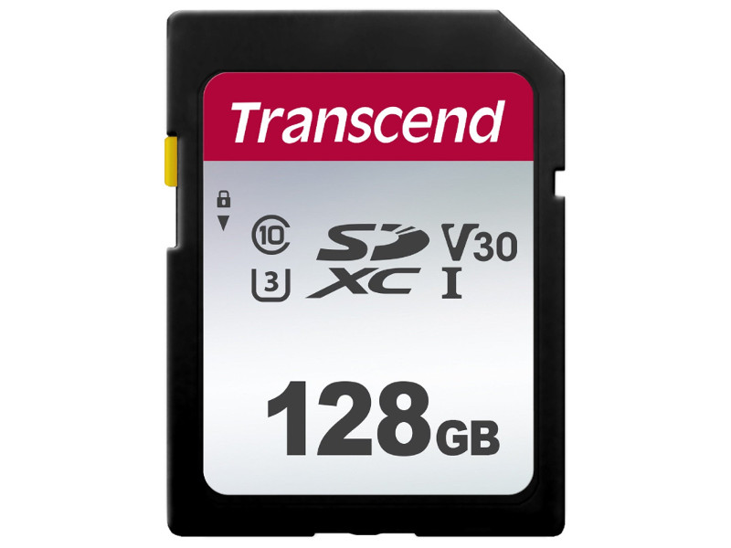 Карта памяти 128Gb - Transcend SDC300S SDXC Class10 UHS-I U3/V30 TS128GSDC300S карта памяти для macbook transcend jetdrive lite 130 ts128gjdl130 128gb