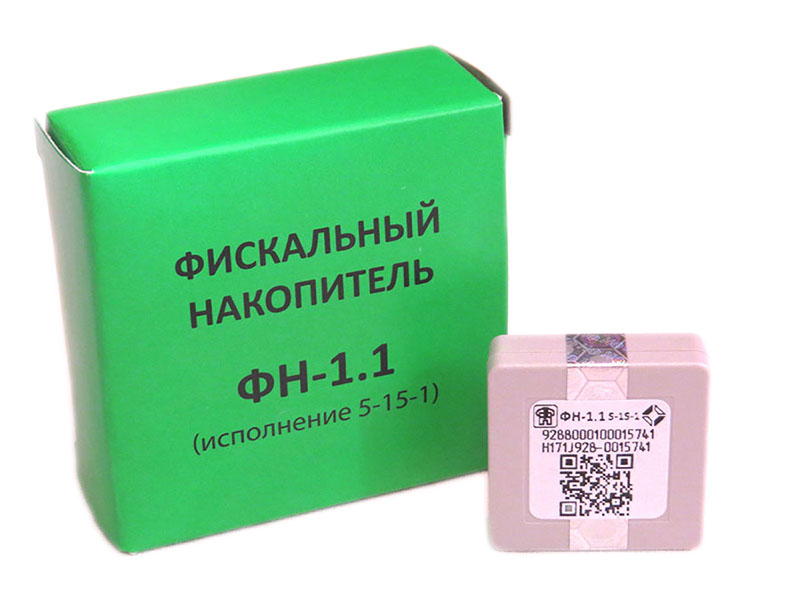 

Фискальный накопитель Инвента ФН-1.1 исполнение 5-15-1, ФН-1.1