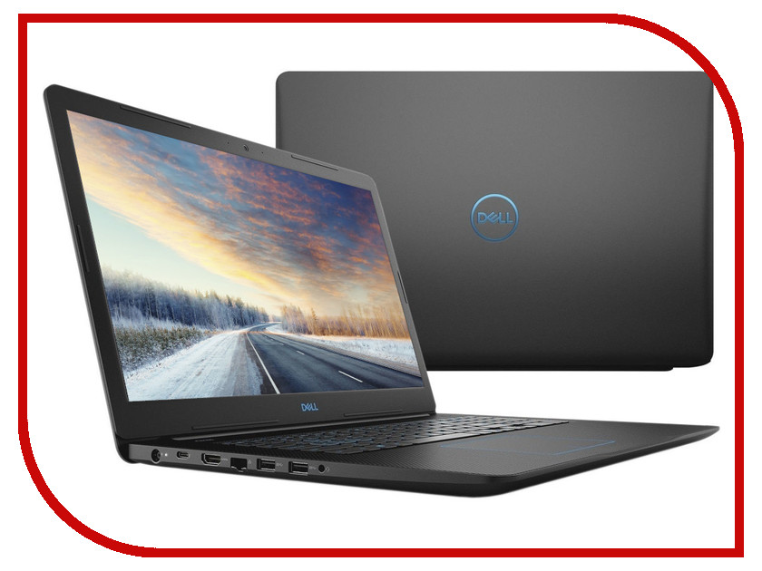 

Ноутбук Dell G3-3779 G317-7619 Black (Intel Core i7-8750H 2.2 GHz/8192Mb/1000Gb + 128Gb SSD/nVidia GeForce GTX 1050Ti 4096Mb/Wi-Fi/Bluetooth/Cam/17.3/1920x1080/Linux), G317-7619