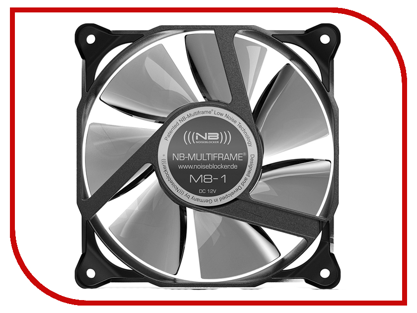 

Вентилятор Noiseblocker Multiframe PWM M8-P 80mm 500-2000rpm, M8P