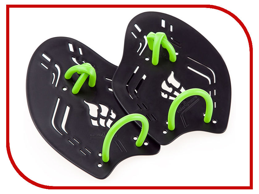 фото Лопатки Mad Wave Trainer Paddles Extreme L Black-Green M0749 01 6 01W