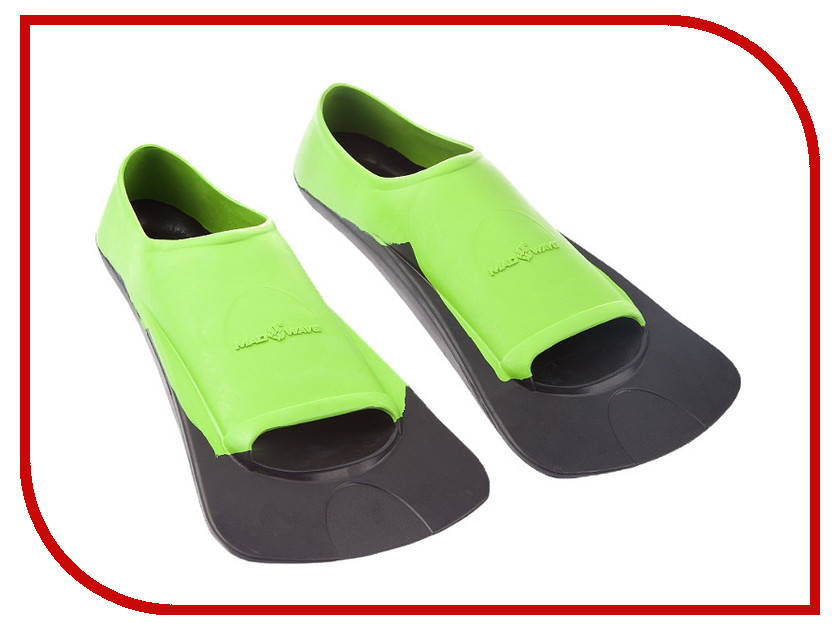 фото Ласты Mad Wave Fins Training II Rubber 36-38 Green-Black M0749 03 3 06W