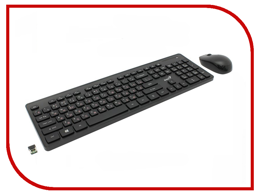 

Набор Genius SlimStar 8006 Wireless Desktop Combo Black USB, SlimStar 8006