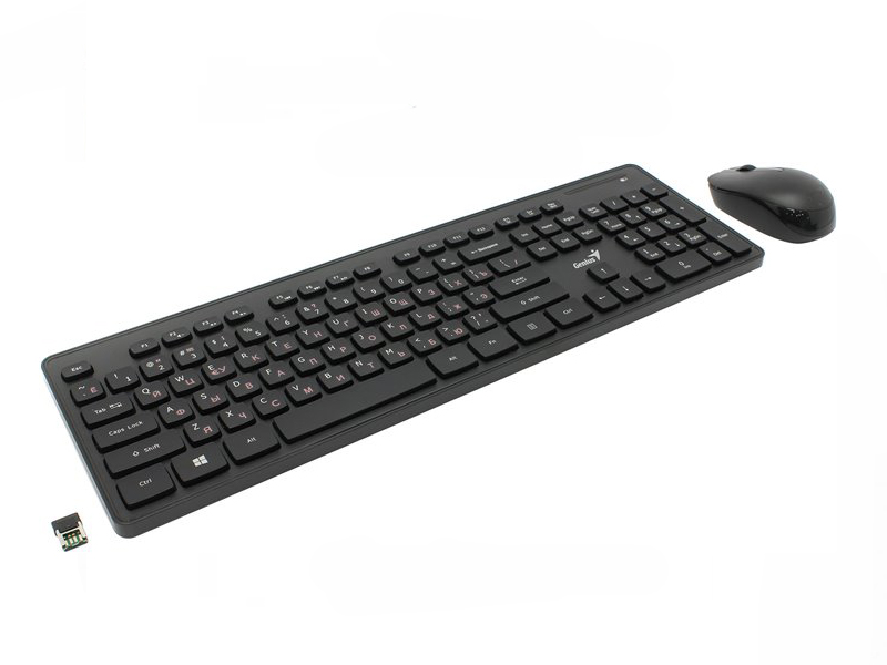 

Набор Genius SlimStar 8006 Wireless Desktop Combo Black USB, SlimStar 8006