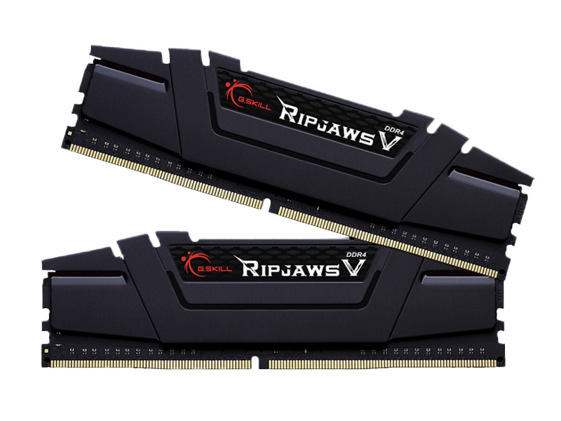 Модуль памяти G.Skill Ripjaws V DDR4 DIMM 3200MHz PC4-25600 CL16 - 16Gb KIT (2x8Gb) F4-3200C16D-16GVKB g skill ripjaws v 2x8gb ddr4 pc4 25600 f4 3200c16d 16gvkb