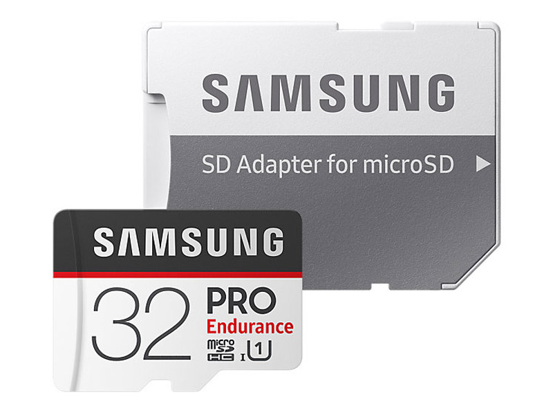 фото Карта памяти 32Gb - Samsung - Micro Secure Digital HC Pro Endurance UHS-I Class 10 SAM-MB-MJ32GARU с переходником под SD