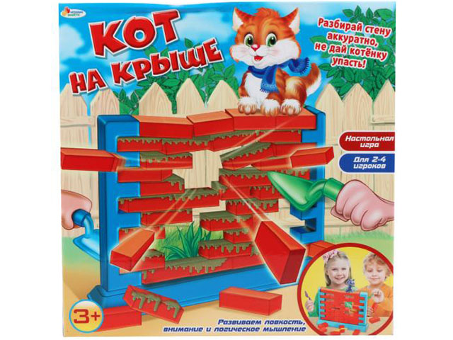 

Настольная игра Играем вместе Кот на крыше B768195-R, B768195-R