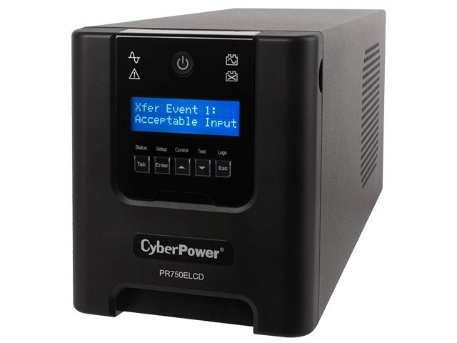

Источник бесперебойного питания CyberPower PR750ELCD 750VA 675W, PR750ELCD