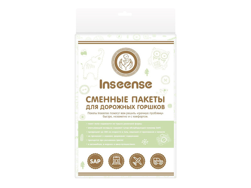 

Сменные пакеты Inseense 15шт Ins15sp, Ins15sp