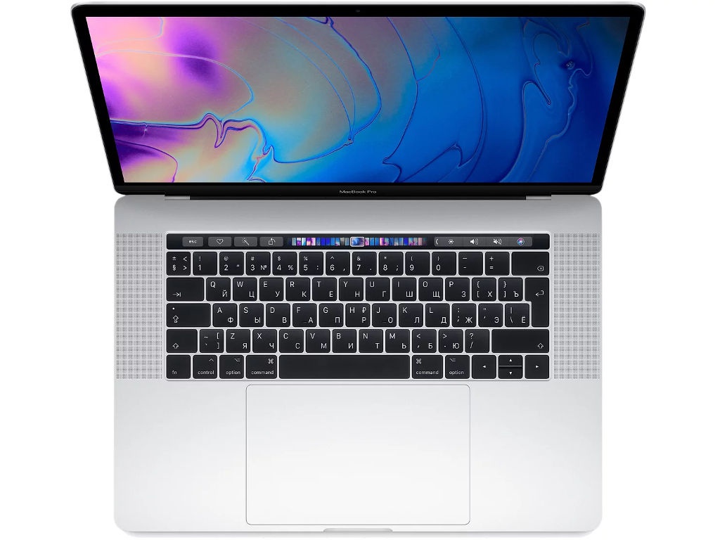 

Ноутбук APPLE MacBook Pro 15 MR972RU/A Silver (Intel Core i7 2.6 GHz/16384Mb/512Gb SSD/AMD Radeon Pro 560X 4096Mb/Wi-Fi/Cam/15/Mac OS), MR972RU/A