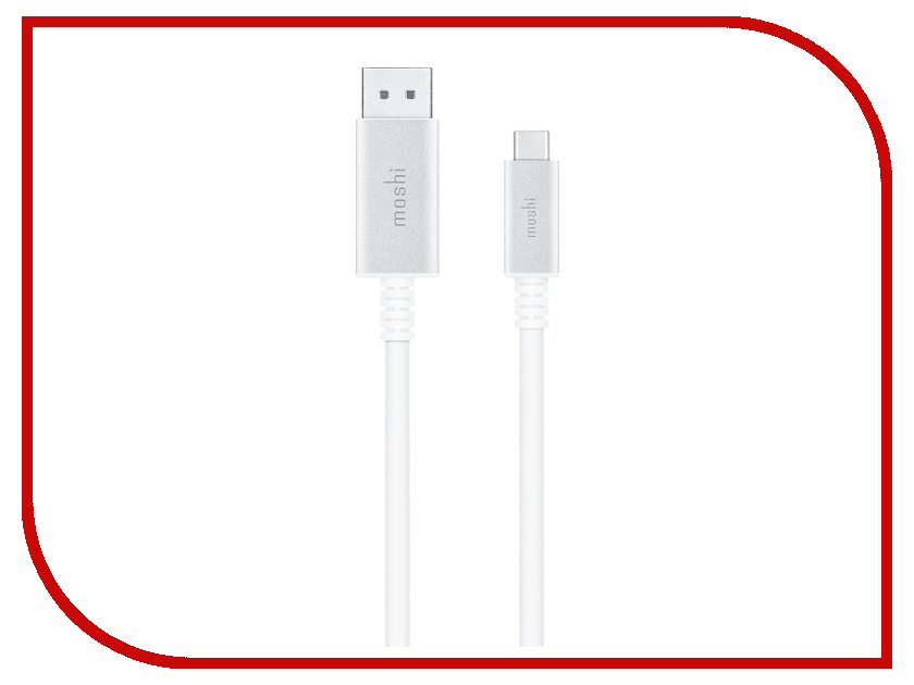

Аксессуар Moshi USB-C to DisplayPort White 1.5m 99MO084102, 99MO084102