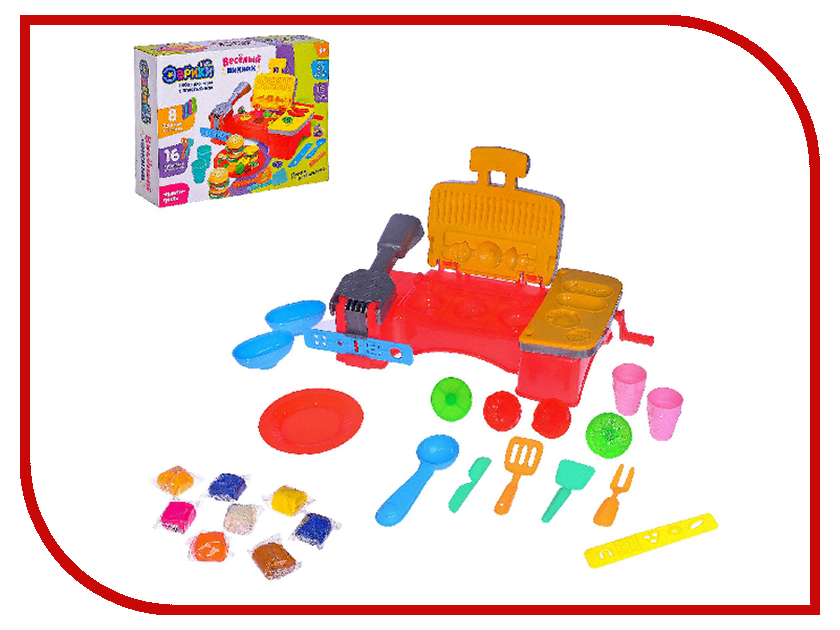 

Набор для лепки Эврики Набор для игры с пластилином Веселый пикник 2800396, Веселый пикник