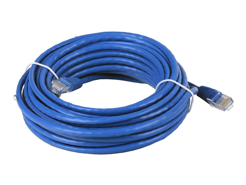 цена Сетевой кабель AOpen UTP cat.5e ANP511 10m Blue ANP511_10M_B