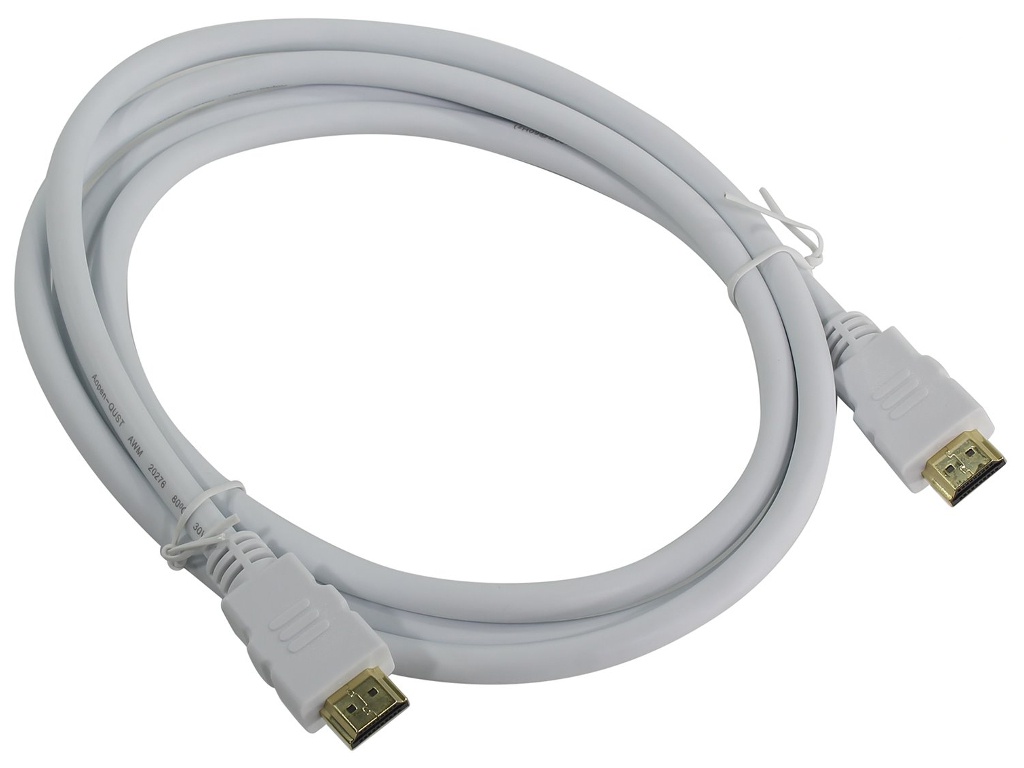 фото Аксессуар AOpen HDMI 19M ver 2.0 1.8m White ACG711W-1.8M