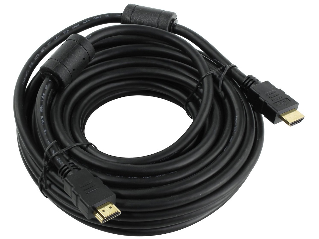 Аксессуар Aopen HDMI - HDMI (ACG711D), черный, 10 м aopen acg711d 5m hdmi hdmi 5