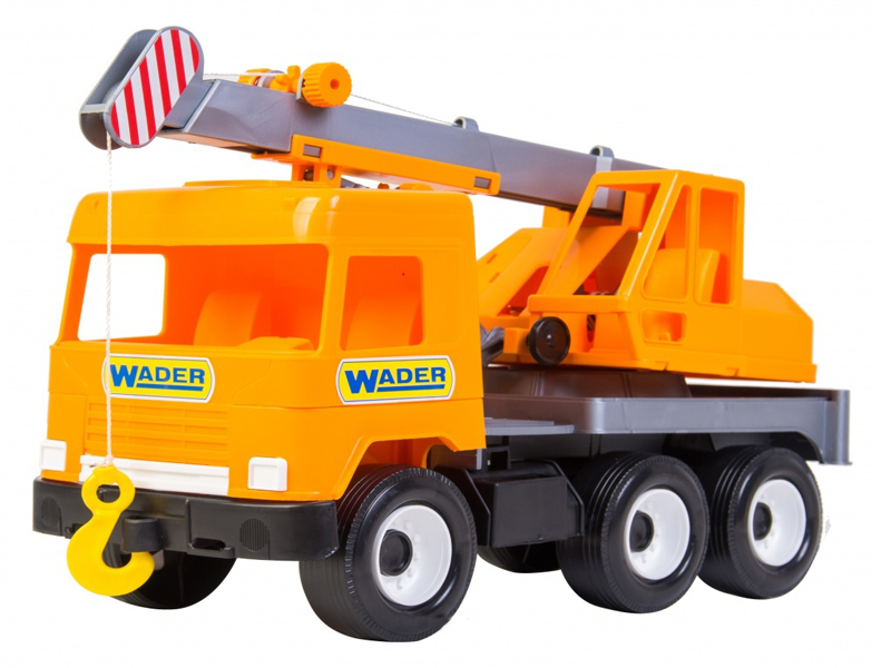 фото Игрушка Wader Middle Truck Кран City 39313 Тигрес