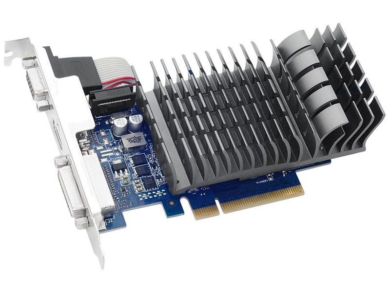 

Видеокарта ASUS GeForce GT 710 954Mhz PCI-E 2.0 2048Mb 1800Mhz 64 bit DVI VGA HDMI HDCP GT710-2-SL, 710-2-SL
