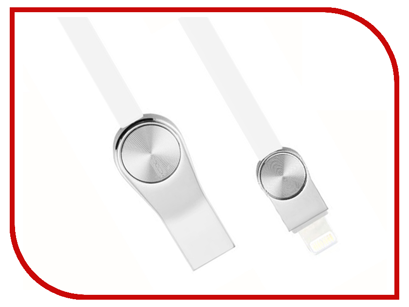 

Аксессуар XO USB - Lightning 8-pin 1.0m White NB20, XO-NB20