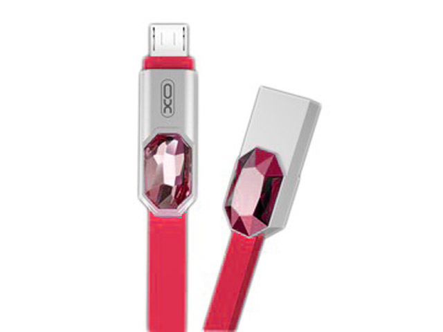 

Аксессуар XO USB - MicroUSB 1.0m Red NB23, XO-NB23