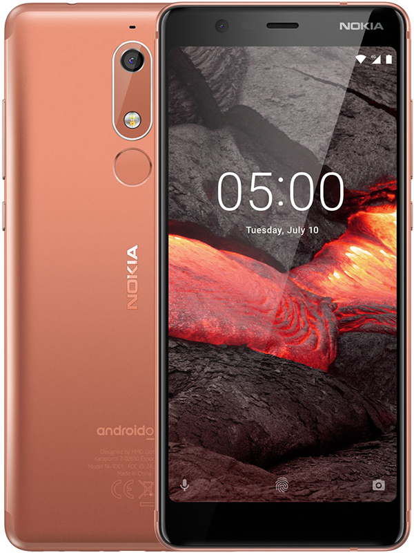 

Сотовый телефон Nokia 5.1 16GB Dual Sim Copper, 5.1 Dual Sim