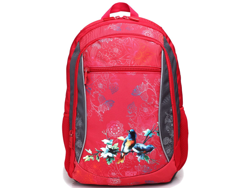

Рюкзак 4ALL Птички RU 72-01 Red-Grey, RU 72-01