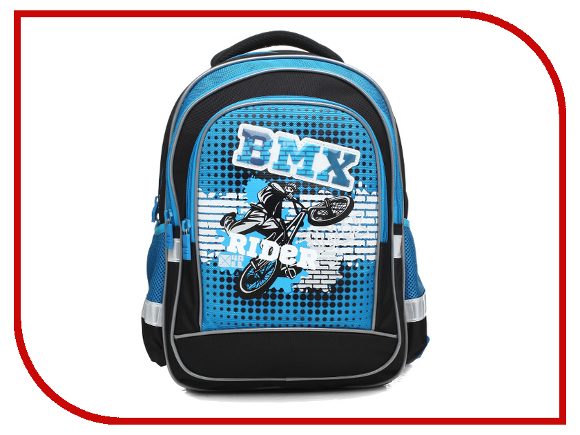 

Рюкзак 4ALL BMX-moto RU 73-03 Black-Blue, RU 73-03