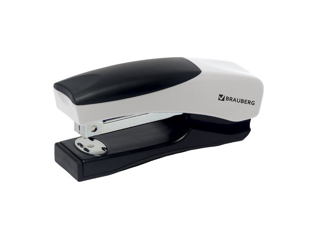 

Степлер Brauberg Getze №24/6 до 20л Black-White 226865, Getze №24/6
