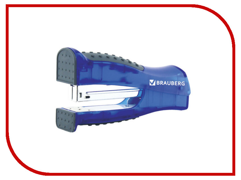 

Степлер Brauberg Daten №24/6 до 20л Black-Blue 226864, Daten №24/6