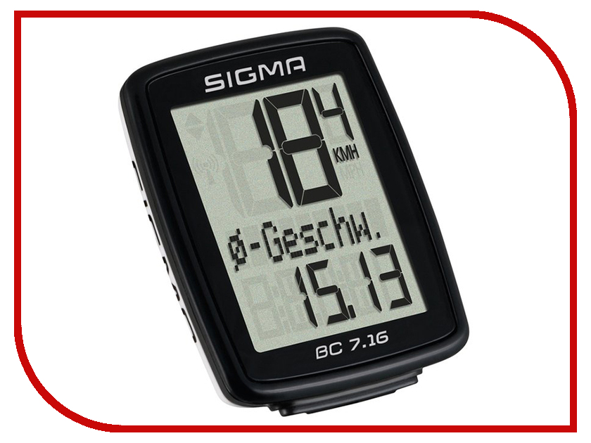 

Велокомпьютер Sigma Sport BC 7.16 Topline SIG_07160, BC 7.16