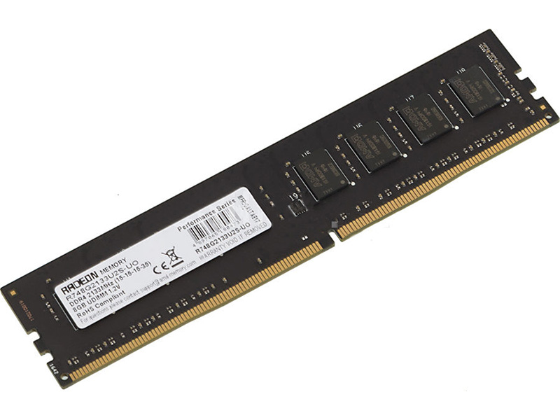 фото Модуль памяти AMD DDR4 DIMM 2133MHz PC4-17000 CL15 - 8Gb R748G2133U2S-UO