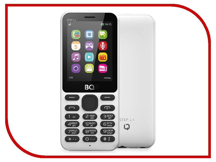 

Сотовый телефон BQ BQ-2431 Step L+ White, BQ-2431 Step L+
