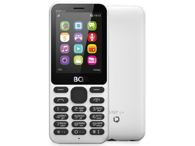 

Сотовый телефон BQ BQ-2431 Step L+ White, BQ-2431 Step L+