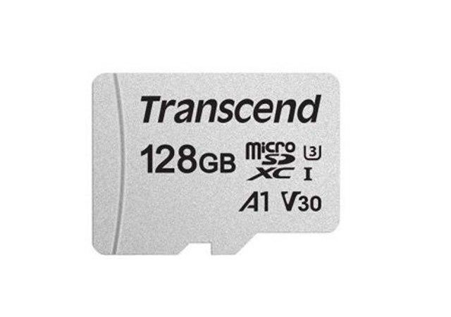 Карта памяти 128Gb - Transcend MicroSDXC Class10 UHS-I U3 A1 TS128GUSD300S-A карта памяти для macbook transcend jetdrive lite 130 ts128gjdl130 128gb