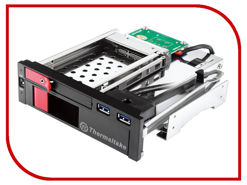 

Салазки Thermaltake Internal HDD Rack 2.5 / 3.5 Tt Max 5 Duo Black ST0026Z, ST0026Z