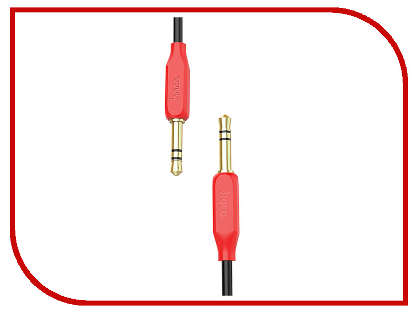 фото Аксессуар Hoco UPA11 3.5 Jack/M - 3.5 Jack/M Red