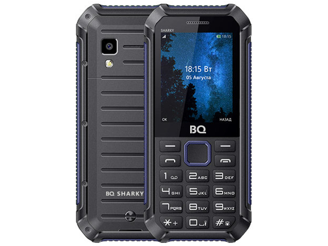 

Сотовый телефон BQ 2434 Sharky Black-Blue, BQ-2434 Sharky