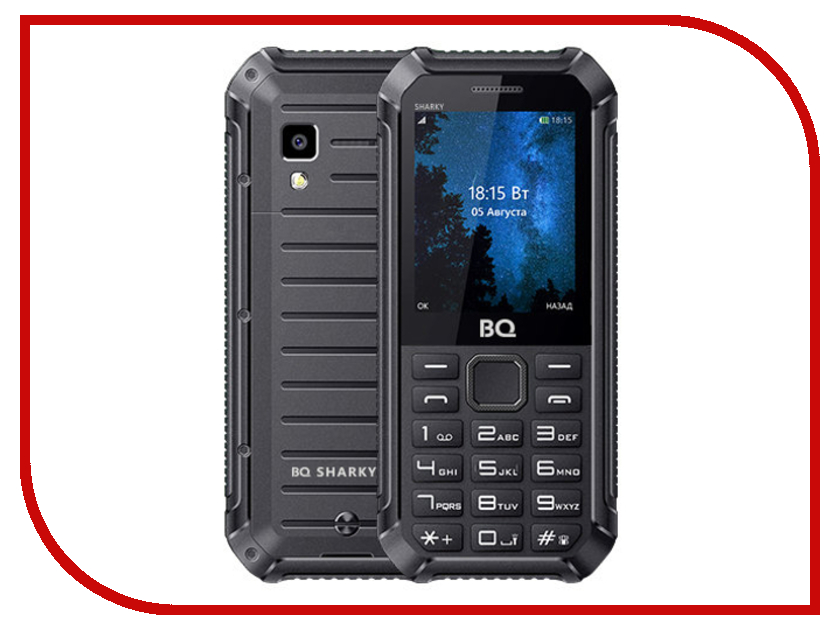 

Сотовый телефон BQ 2434 Sharky Black, BQ-2434 Sharky