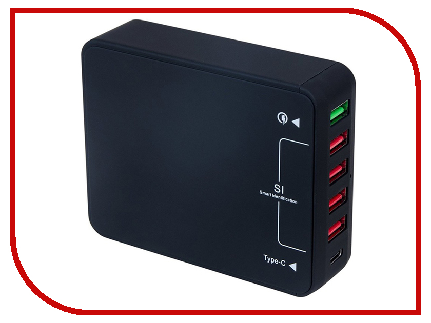 фото Зарядное устройство Palmexx Qualcomm Quick Charge 3.0 5xUSB+TypeC PX/PA-USB-QuickCH-6USB